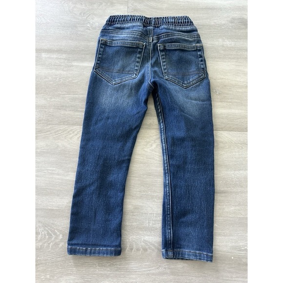 Cat & Jack Toddle Size 3T Unisex Blue Denim Jeans - Picture 5 of 9